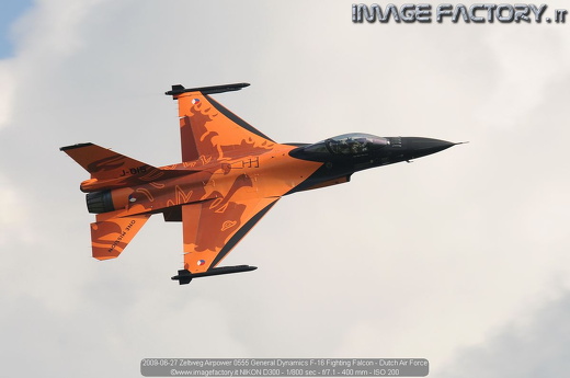 2009-06-27 Zeltweg Airpower 0555 General Dynamics F-16 Fighting Falcon - Dutch Air Force